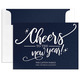 Cheers to the New Year Flat Shimmer Holiday Cards Image 6 of 8